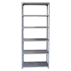 Open Steel Shelving - 6 Shelves