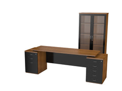 Nevada Office Desk With Desk High Pedestals